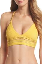 Women's Robin Piccone Perla Bikini Top - Yellow