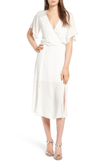 Women's Leith Surplice Midi Dress - Ivory