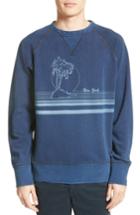 Men's Rag & Bone Graphic Sweatshirt, Size - Blue