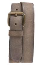 Men's John Varvatos Star Usa Suede Belt - Grey