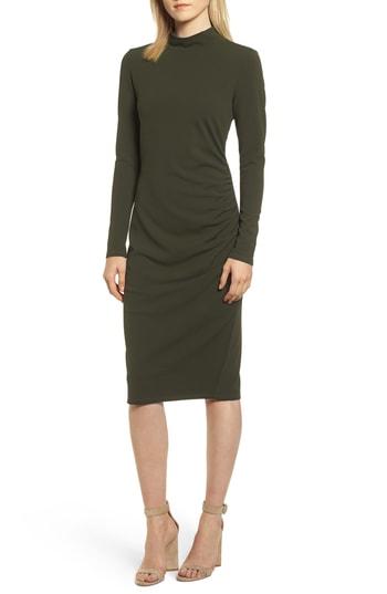 Women's Chelsea28 Mock Neck Body-con Dress - Green