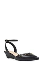 Women's Nine West Ereena Wedge Pump M - Black