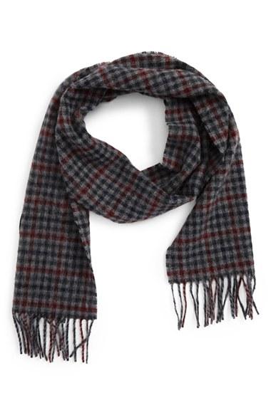 Men's Barbour Houghton Check Wool Scarf