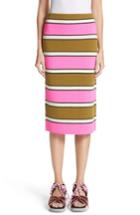 Women's Marc Jacobs Stripe Cashmere Pencil Skirt - Pink