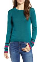 Women's The Fifth Label Navigate Stripe Knit Sweater, Size - Blue/green
