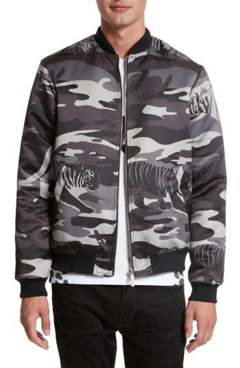 Men's Versace Jeans Camo Tiger Bomber Jacket