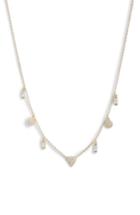 Women's Nordstrom Pave Spheres Charm Station Necklace