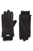 Men's Ted Baker London Quiff Leather Gloves - Brown