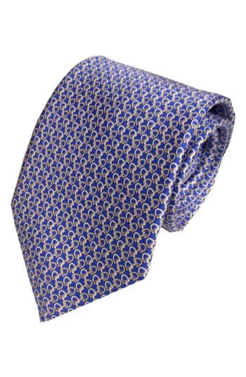 Men's Lazyjack Back In The Saddle Silk Tie, Size - Blue
