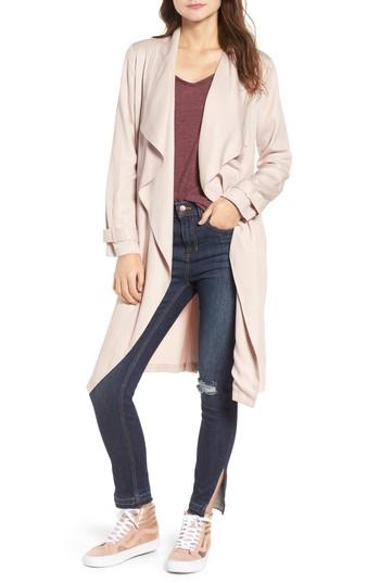 Women's Bb Dakota Rocco Wrap Trench Coat - Ivory