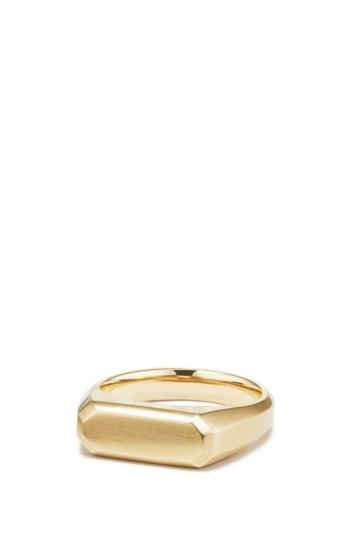 Men's David Yurman Streamline Signet Ring In 18k Gold