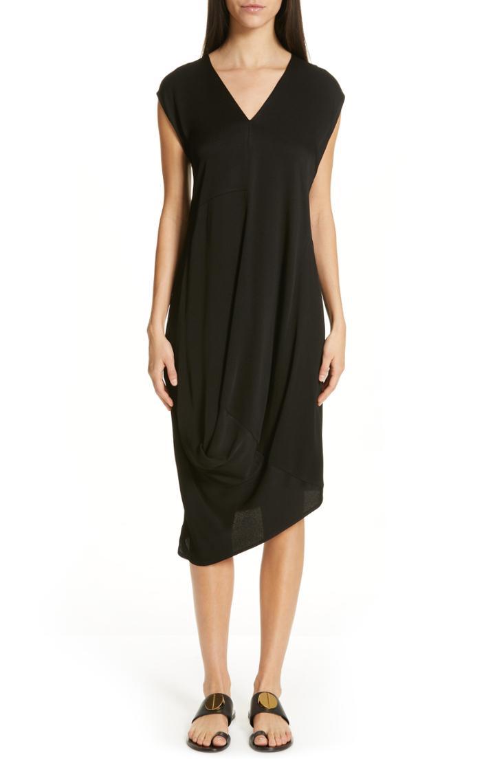 Women's Zero + Maria Cornejo Loop Drape Dress - Black