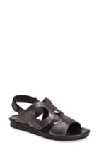 Women's Sesto Meucci Tenax Cutout Sandal .5 M - Black