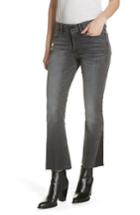 Women's Frame Le Crop Mini Boot Shadow Gusset Jeans - Grey