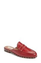 Women's Valentino Garavani Soul Rockstud Loafer Mule Us / 41eu - Red