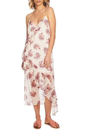 Women's 1.state Wildflower Ruffle Slipdress, Size - White