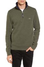 Men's Lacoste Quarter Zip Sweatshirt (xxl) - Green