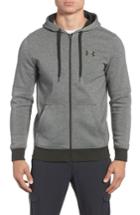 Men's Under Armour Rival Zip Hoodie, Size - Green