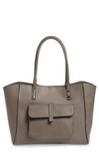 Danielle Nicole Spencer Leather Tote - Grey