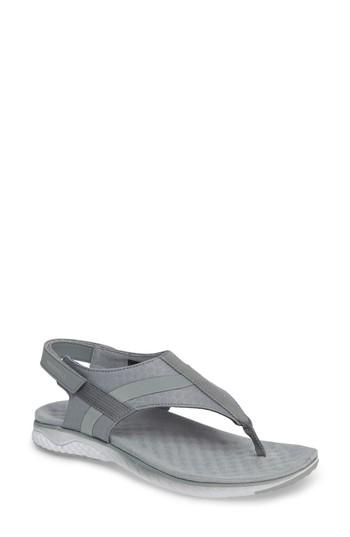 Women's Merrell 1six8 Linna Slide Air Cushion+ Sandal M - Grey