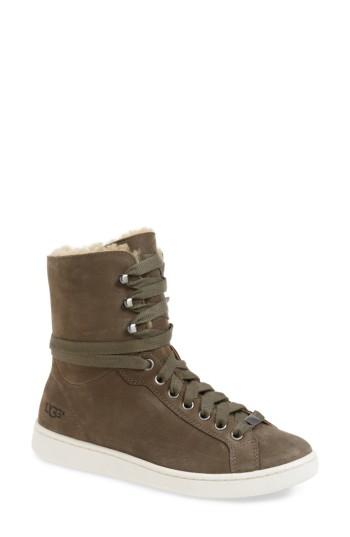Women's Ugg Starlyn Genuine Shearling Lined Boot .5 M - Grey