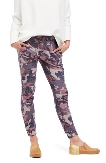 Women's Free People Camo Jogger Pants - Purple