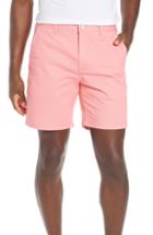 Men's Bonobos Stretch Washed Chino 7-inch Shorts - Coral