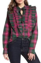 Women's Karl Lagerfeld Paris Pearl Bead Detail Blouse
