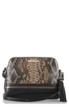 Brahmin Mini Sydney Snake Embossed Leather Crossbody Bag - Beige