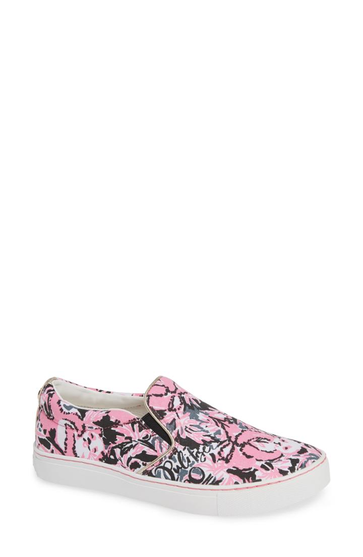 Women's Lilly Pulitzer Julie Sneaker M - Pink