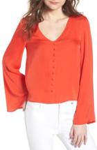 Women's Cupcakes And Cashmere Bastille Blouse, Size - Red