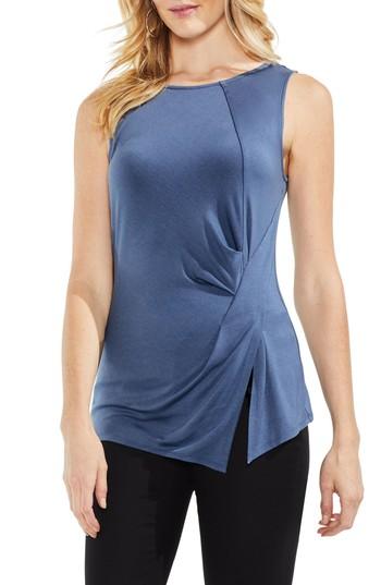 Women's Vince Camuto Sleeveless Side Twist Top, Size - Blue