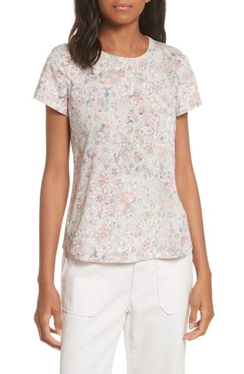 Women's La Vie Rebecca Taylor Fabienne Floral Jersey Top - Pink