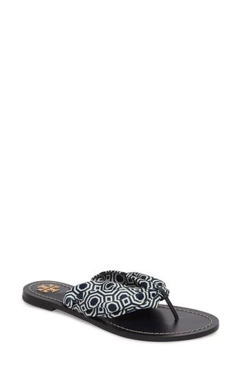 Women's Tory Burch Carson Flip Flop M - Blue