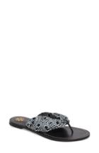 Women's Tory Burch Carson Flip Flop M - Blue