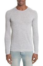 Men's John Varvatos Cashmere Crewneck Sweater - Grey