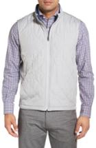 Men's Peter Millar Mitchell Reversible Quilted Vest, Size - Black