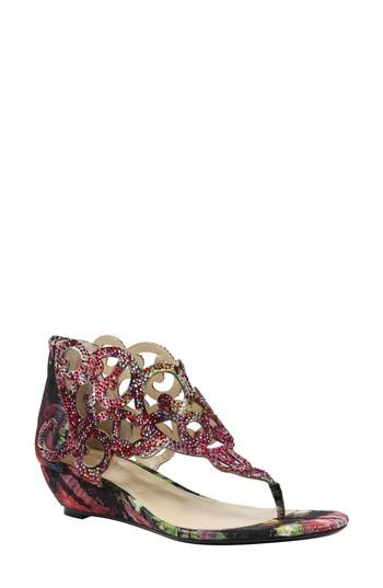 Women's J. Renee Minka Sandal .5 B - Orange