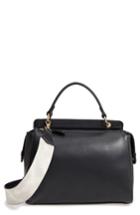 Emperia Jayleen Faux Leather Satchel - Black