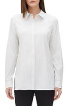 Women's Lafayette 148 New York Bray Stanford Stripe Blouse - Black