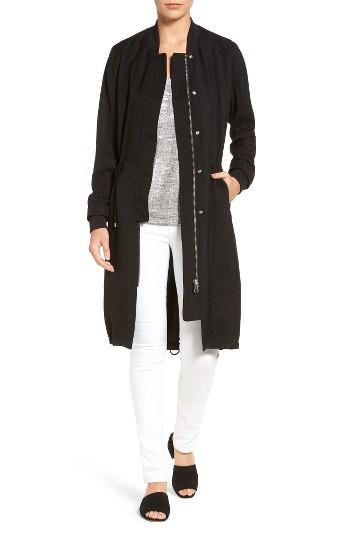 Women's Trouve Long Bomber Jacket