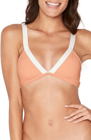 Women's L Space Farrah Bikini Top - Coral