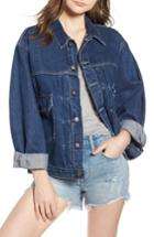 Women's Levi's Made & Crafted(tm) Type Ii Oversize Denim Trucker Jacket - Blue