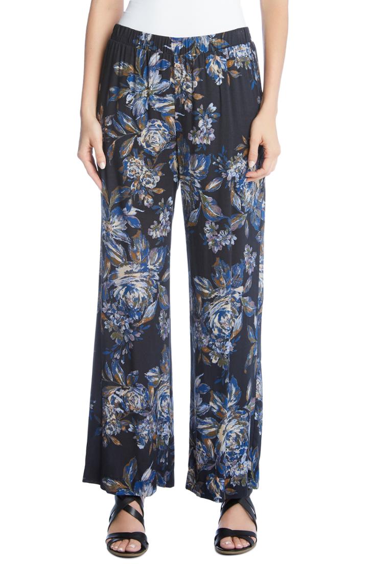 Women's Karen Kane Wide Leg Pants - Blue