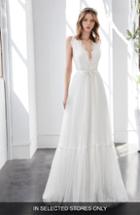 Women's Inmaculada Garcia Larimar Lace & Tulle A-line Gown