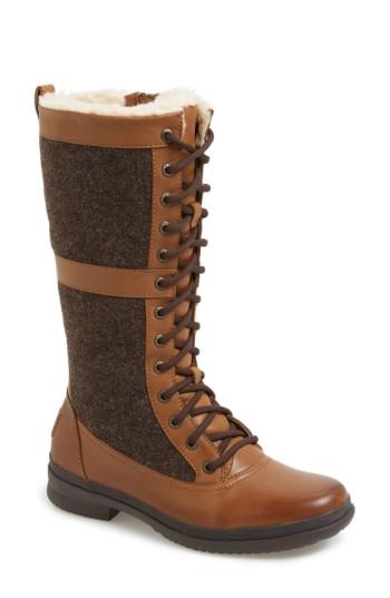 Women's Ugg Elvia Waterproof Boot, Size 5 M - Brown
