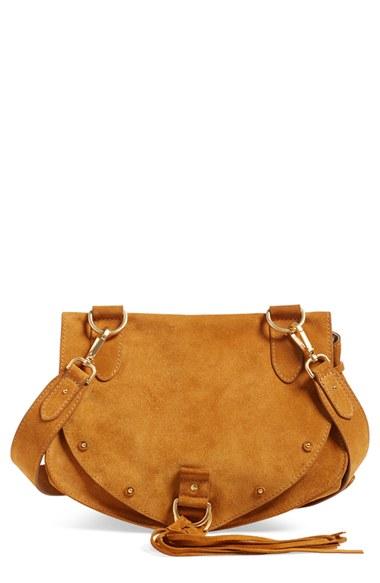 See By Chloe 'medium Collins' Leather & Suede Messenger Bag