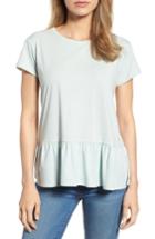 Women's Caslon Peplum Tee - Blue/green