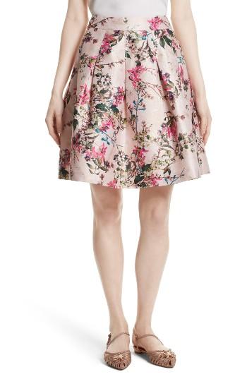 Women's Ted Baker London Juliane Metallic Jacquard Skirt