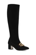 Women's Gucci Victoire Marmont Boot Us / 35eu - Black
